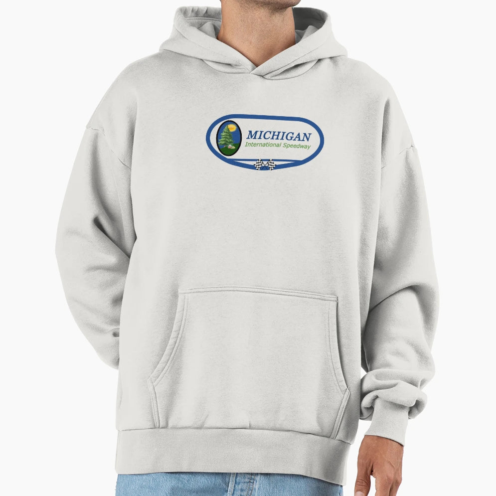 Michigan International Speedway Hoodie - Fun Novelty Design Men Women - T-Shirt, Sweatshirt, Hoodie