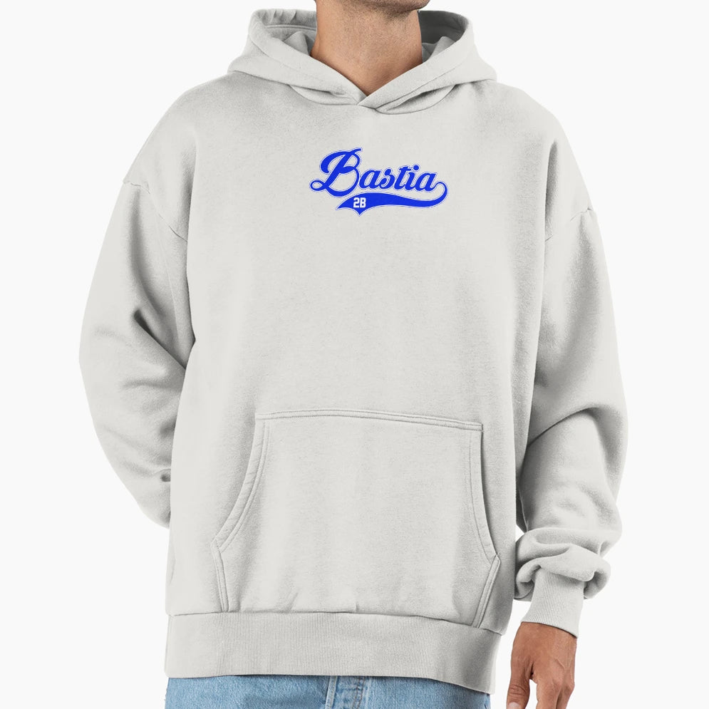 Bastia Baseball Hoodie - Casual Everyday Wear Men Women - T-Shirt, Sweatshirt, Hoodie