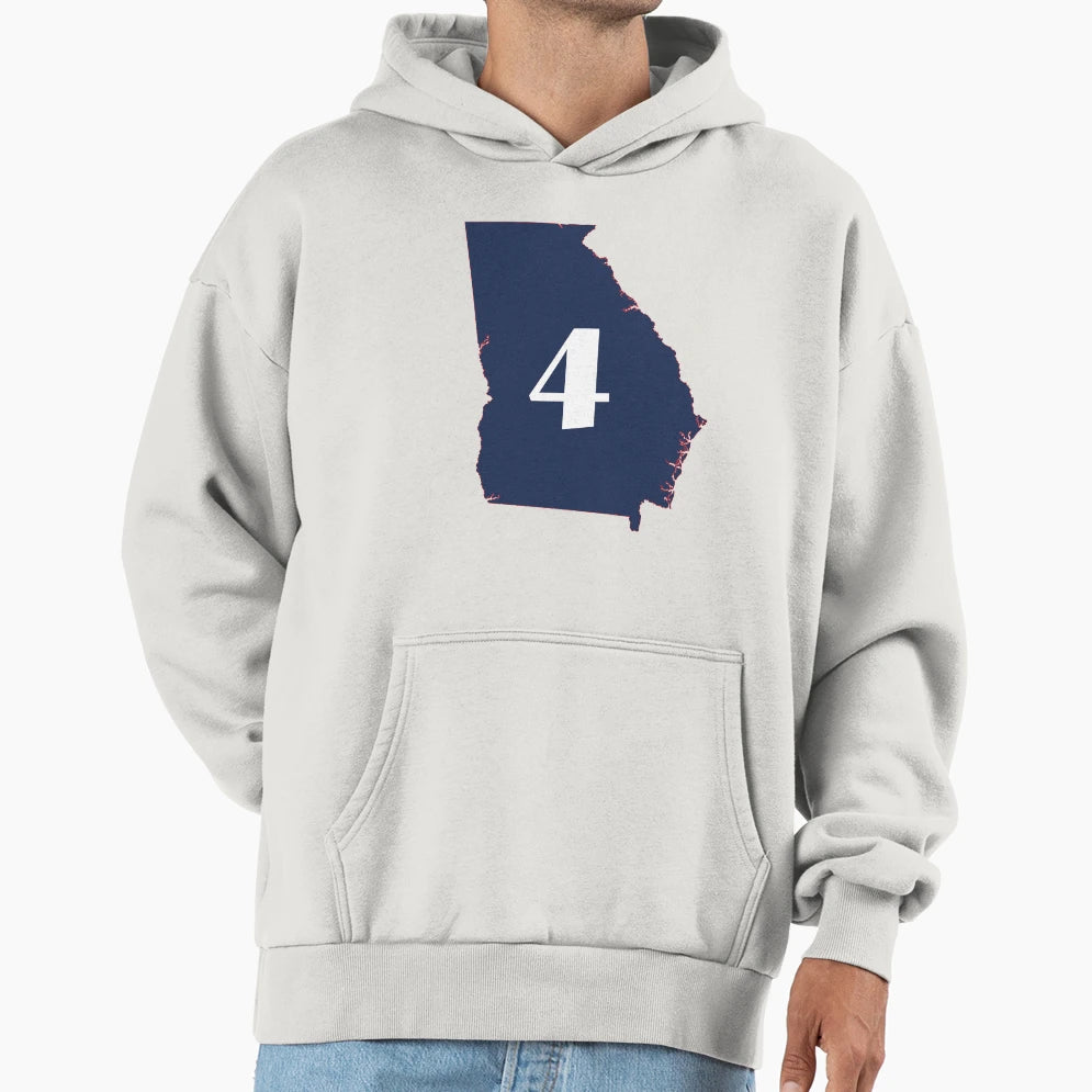 Georgia Fourth State Hoodie - Custom Art Print Men Women - T-Shirt, Sweatshirt, Hoodie