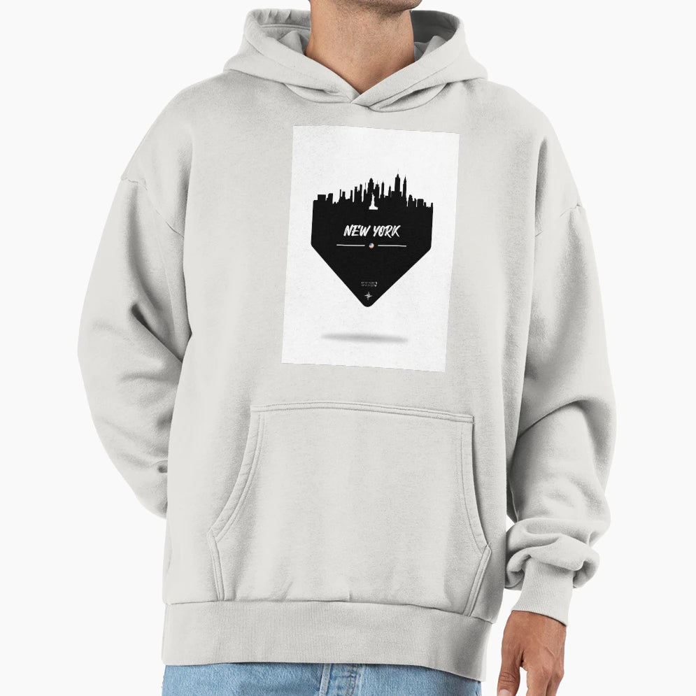 New York Usa Skyline Silhouette Hoodie - Casual Everyday Wear Men Women - T-Shirt, Sweatshirt, Hoodie