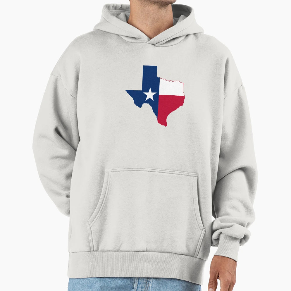 Texas Hoodie - Minimalist Print Men Women - T-Shirt, Sweatshirt, Hoodie