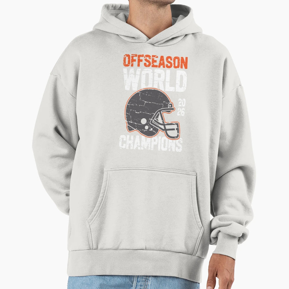 Orange And Brown Game Day Cleveland Hoodie - Streetwear Style for Adults - T-Shirt, Sweatshirt, Hoodie