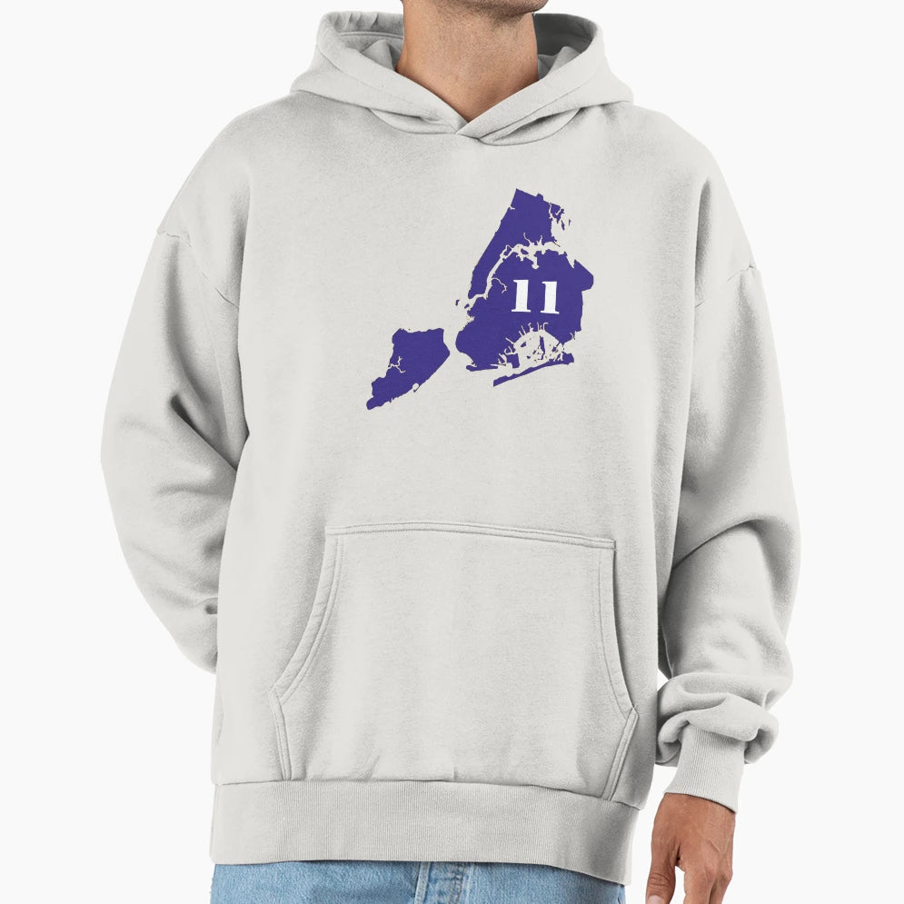 New York Eleventh State Hoodie - Fun Novelty Design Unisex - T-Shirt, Sweatshirt, Hoodie