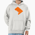 Orange Washington Dc Hoodie - Graphic Print for Adults - T-Shirt, Sweatshirt, Hoodie