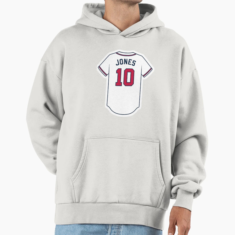 Jones 10 Sports Jersey Hoodie - Custom Art Print Unisex - T-Shirt, Sweatshirt, Hoodie