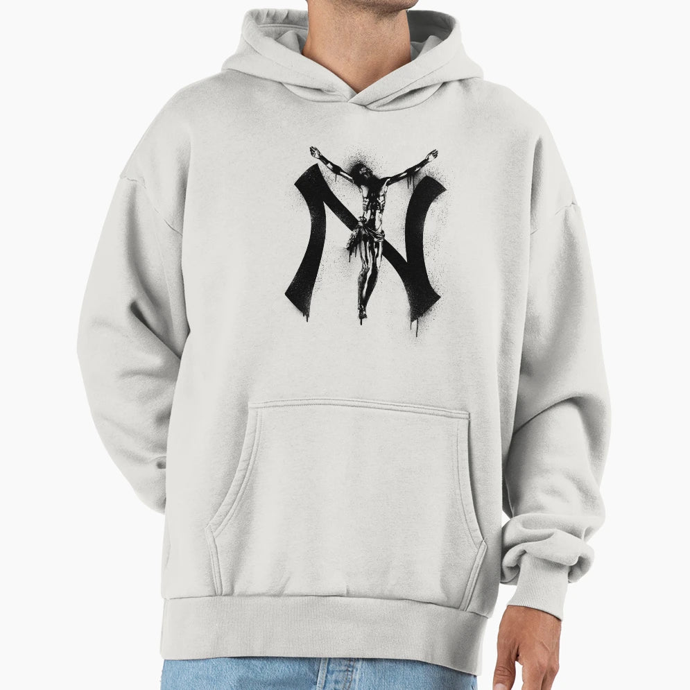 New York Jesus Hoodie - Graphic Print Men Women - T-Shirt, Sweatshirt, Hoodie