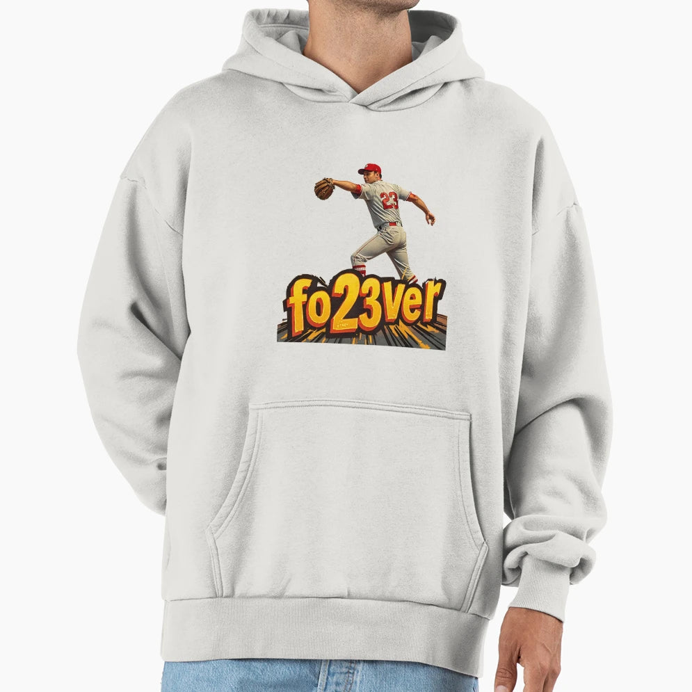 Ryne Sandberg Fo23Ver Baseball Throw Hoodie - Unique Graphic Men Women - T-Shirt, Sweatshirt, Hoodie