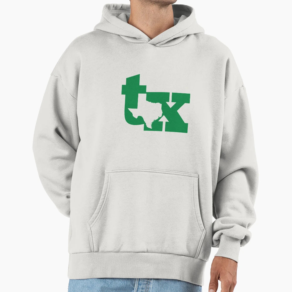 Tx Green Hoodie - Trendy Graphic Unisex - T-Shirt, Sweatshirt, Hoodie