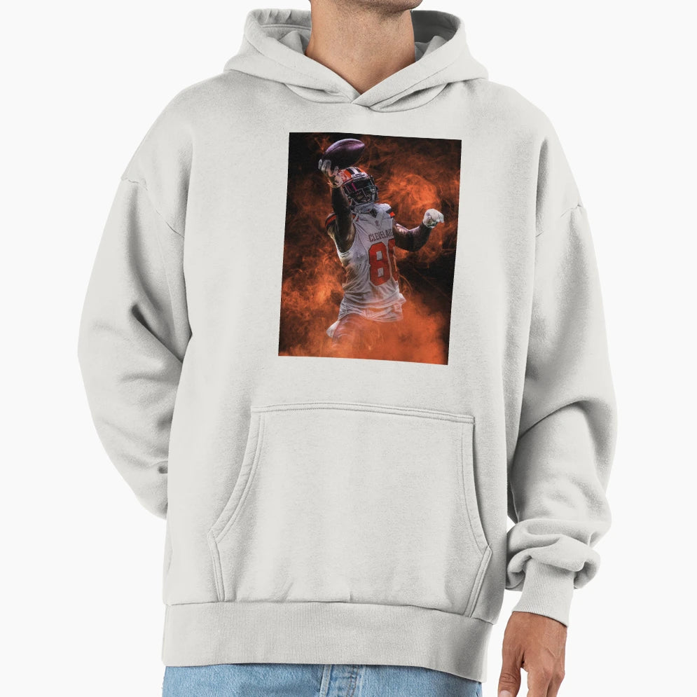 Jarvis Landry Cleveland Sports Art Hoodie - Minimalist Print Unisex - T-Shirt, Sweatshirt, Hoodie