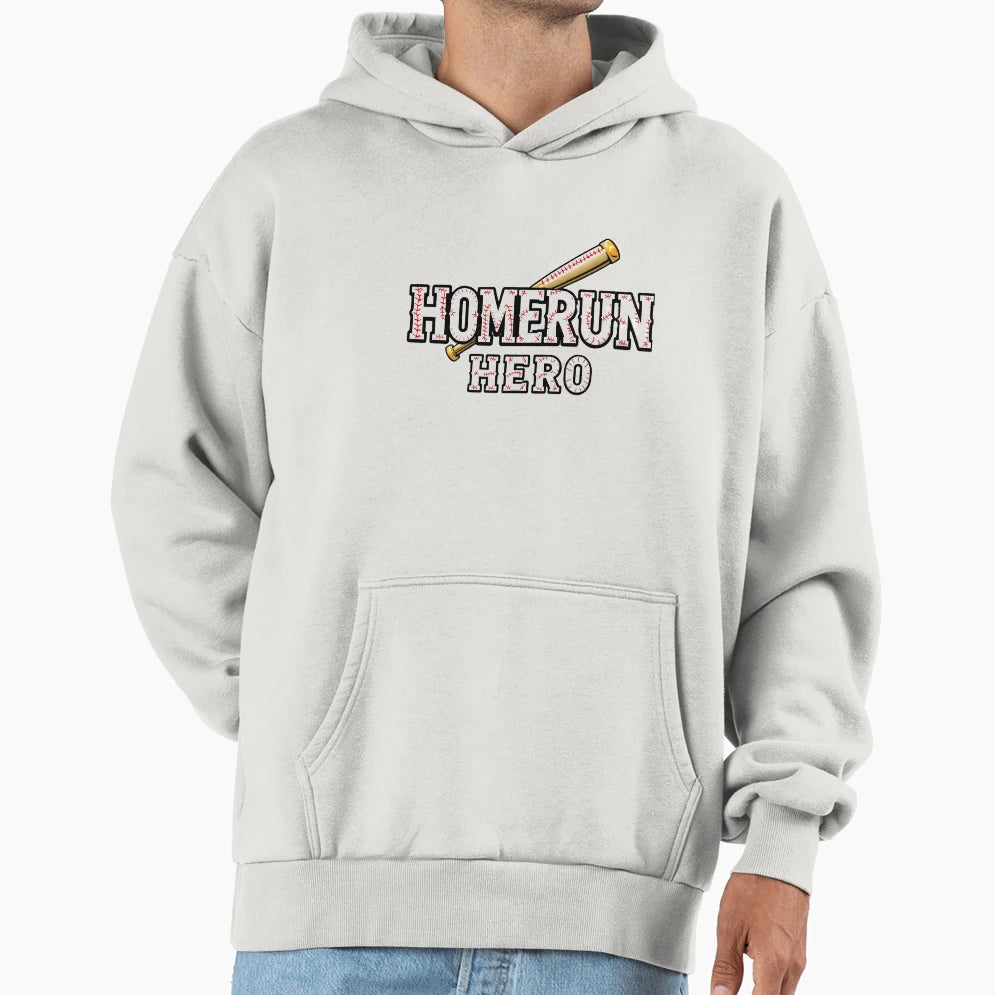 Baseball Basics Homerun Hero Usa Sports Hoodie - Trendy Graphic for Adults - T-Shirt, Sweatshirt, Hoodie