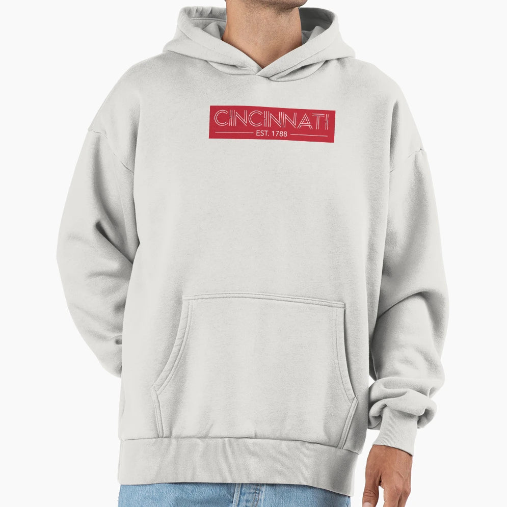 Cincinnati Hoodie - Fun Novelty Design Unisex - T-Shirt, Sweatshirt, Hoodie