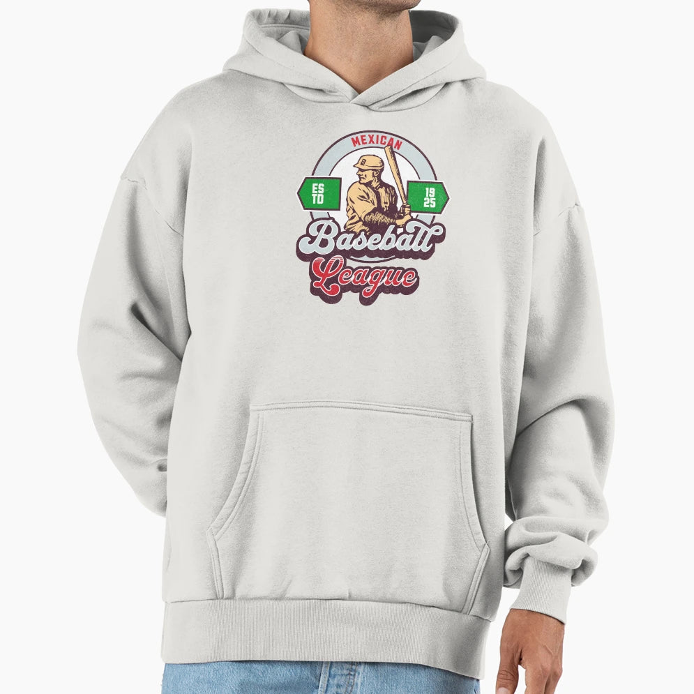 Mexican Baseball League Hoodie - Trendy Graphic for Adults - T-Shirt, Sweatshirt, Hoodie