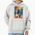 Mid Century Baseball Art Sports Wall Hoodie - Unique Graphic for Adults - T-Shirt, Sweatshirt, Hoodie