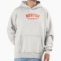Boston Massachusetts Gradient Hoodie - Novelty Apparel for Adults - T-Shirt, Sweatshirt, Hoodie
