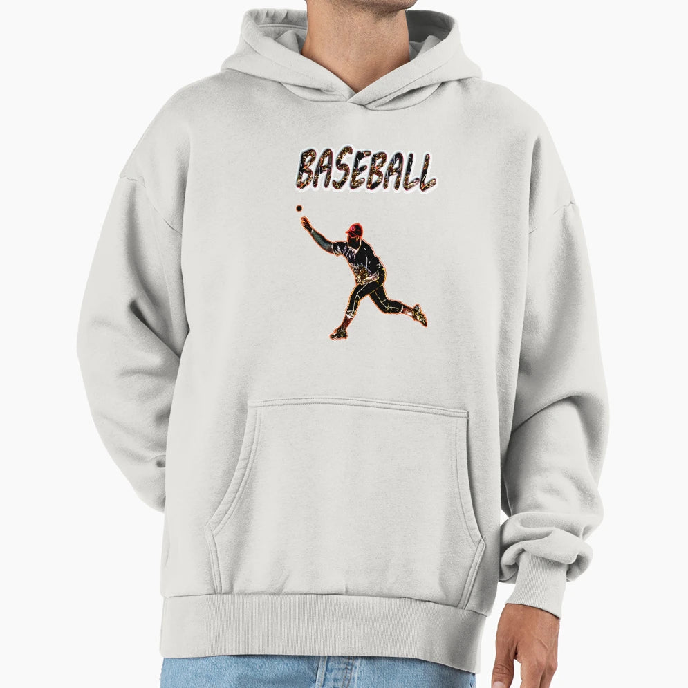 Baseball 8 Hoodie - Streetwear Style Unisex - T-Shirt, Sweatshirt, Hoodie