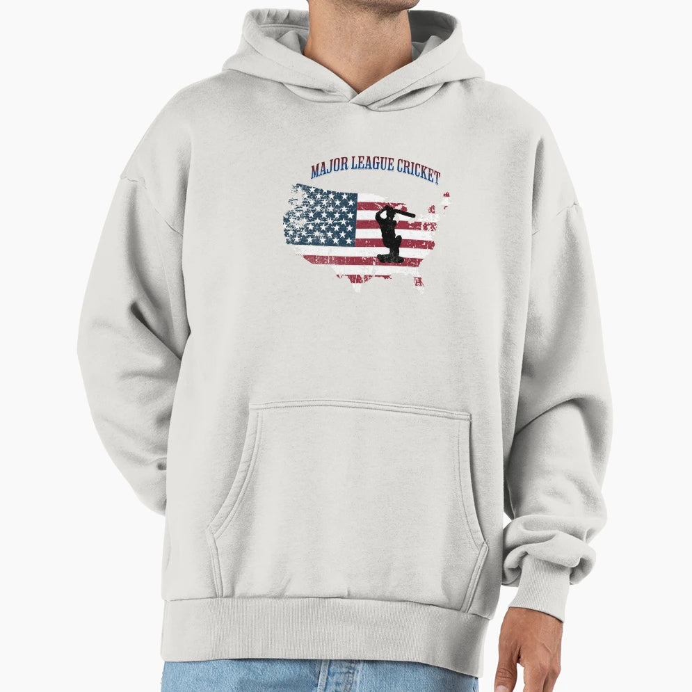 Major League Cricket Hoodie - Novelty Apparel for Adults - T-Shirt, Sweatshirt, Hoodie