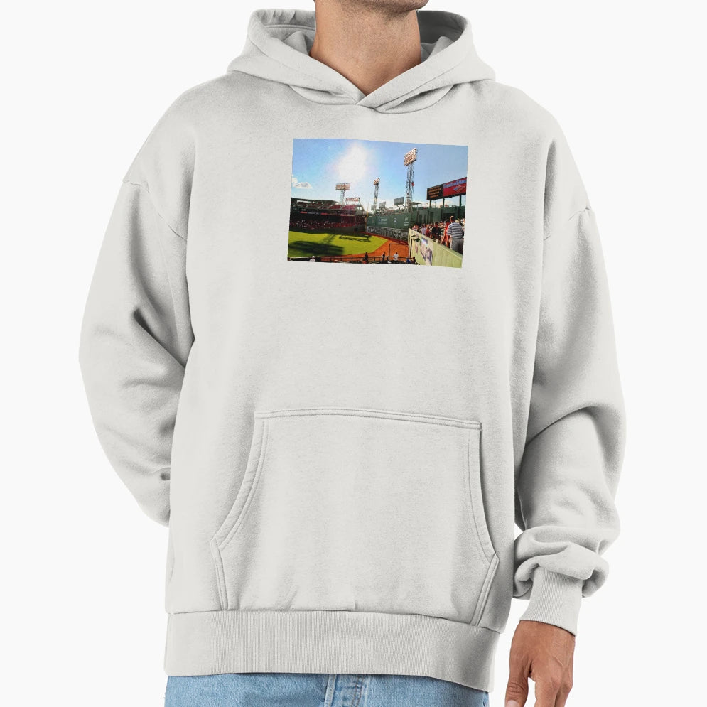 Green Monster Fenway Park Boston Hoodie - Novelty Apparel for Adults - T-Shirt, Sweatshirt, Hoodie