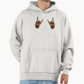 Rock N Roll Orange Hoodie - Custom Art Print Unisex - T-Shirt, Sweatshirt, Hoodie