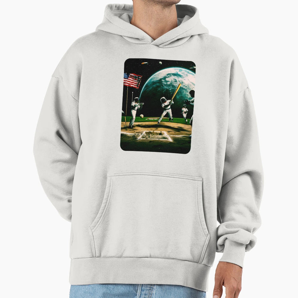 Baseball Americas Favorite Sport Hoodie - Graphic Print Men Women - T-Shirt, Sweatshirt, Hoodie