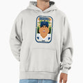 Baseball Blue Pinstripes Deuce Hoodie - Minimalist Print Unisex - T-Shirt, Sweatshirt, Hoodie