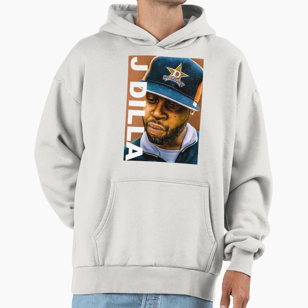 J Dilla Art Hoodie - Fun Novelty Design Men Women - T-Shirt, Sweatshirt, Hoodie