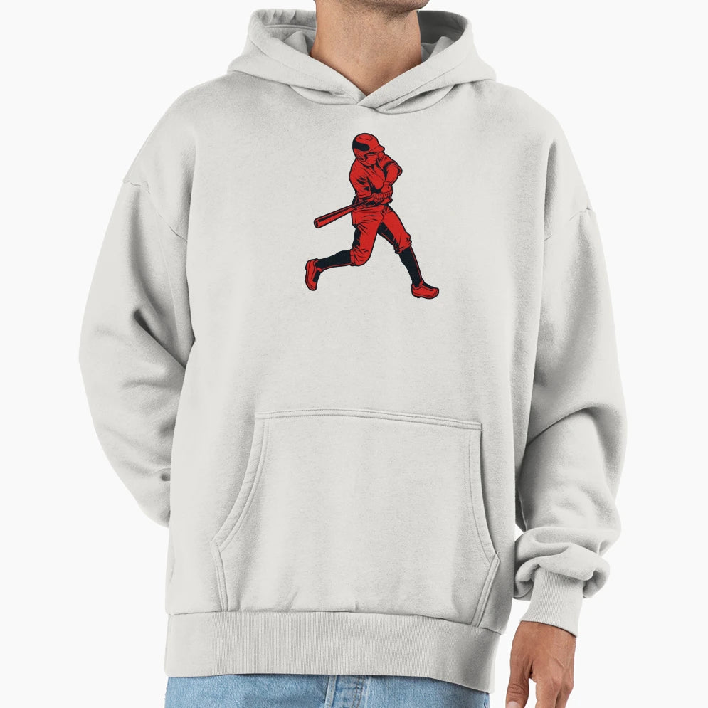 Baseball Player Hoodie - Streetwear Style Unisex - T-Shirt, Sweatshirt, Hoodie