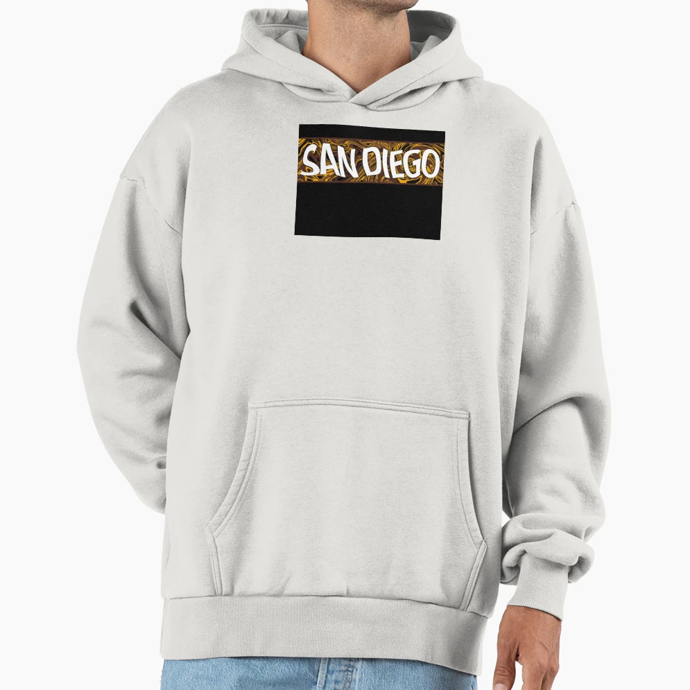 San Diego Groovy Hoodie - Casual Everyday Wear Unisex - T-Shirt, Sweatshirt, Hoodie
