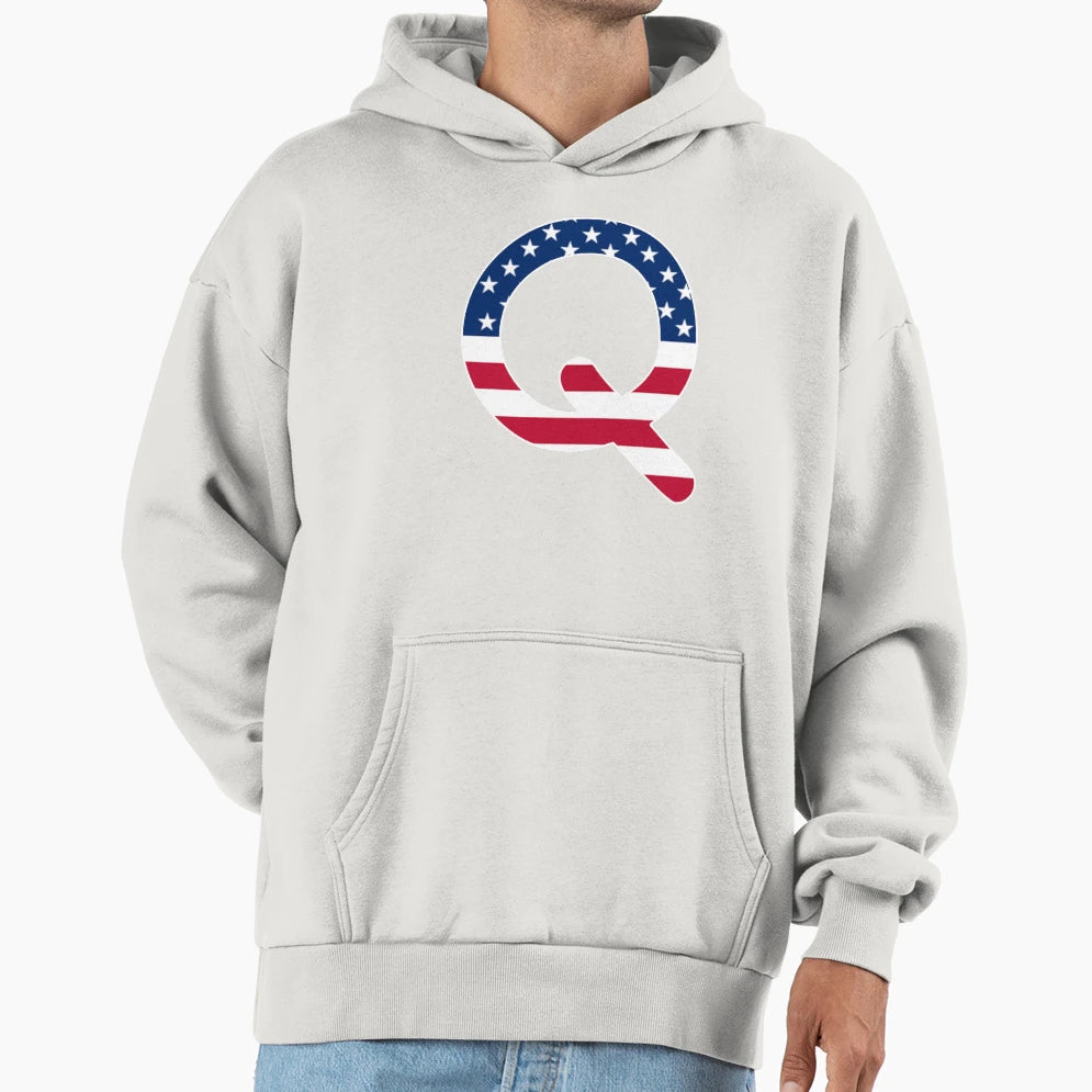 Letter Q Capital Alphabet Hoodie - Casual Everyday Wear for Adults - T-Shirt, Sweatshirt, Hoodie