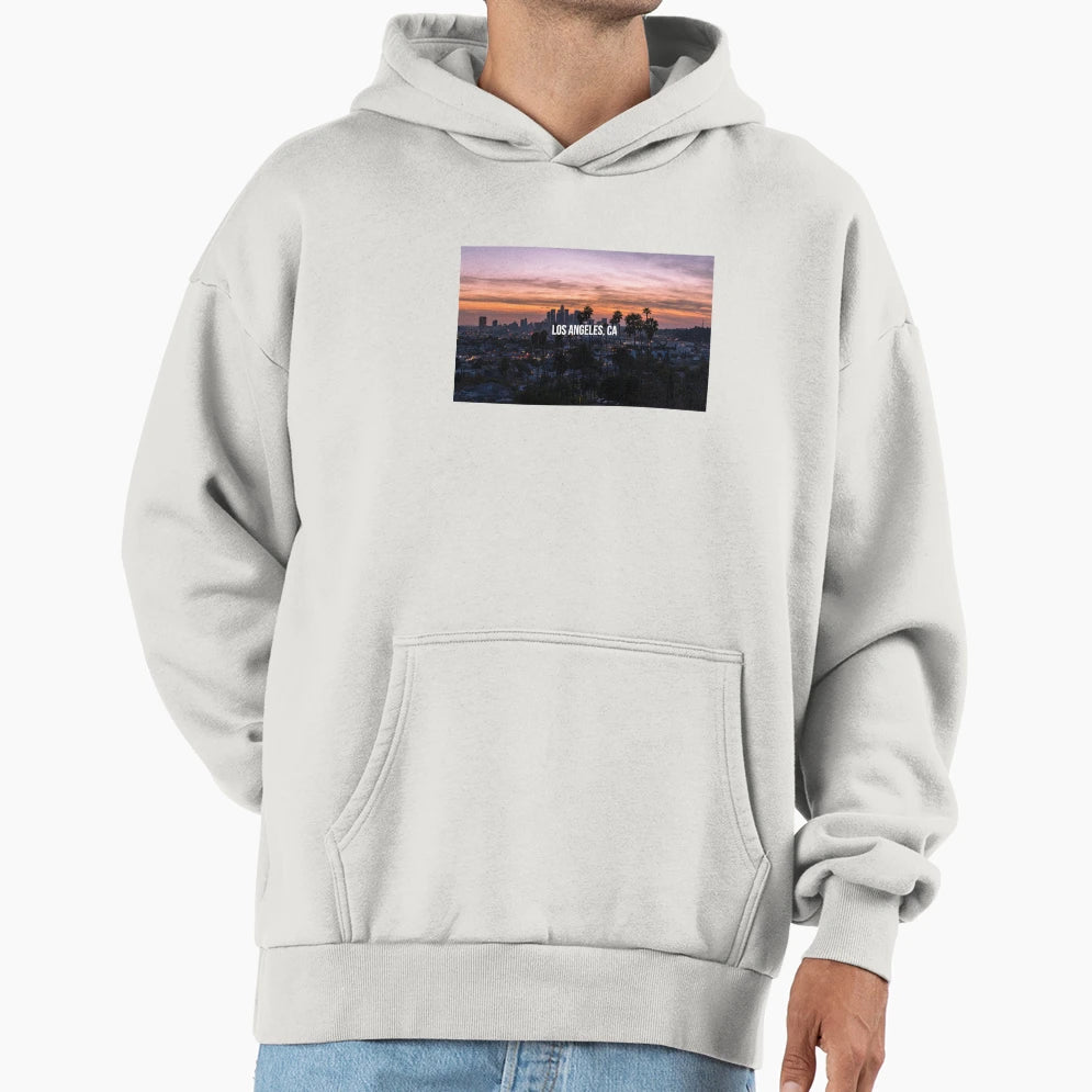 Los Angeles California Hoodie - Minimalist Print Men Women - T-Shirt, Sweatshirt, Hoodie