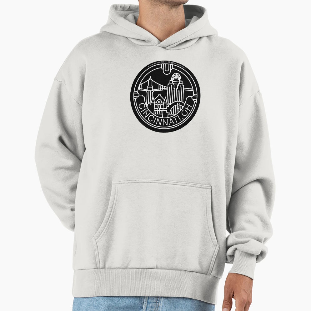 Cincinnati Ohio Hoodie - Streetwear Style Unisex - T-Shirt, Sweatshirt, Hoodie