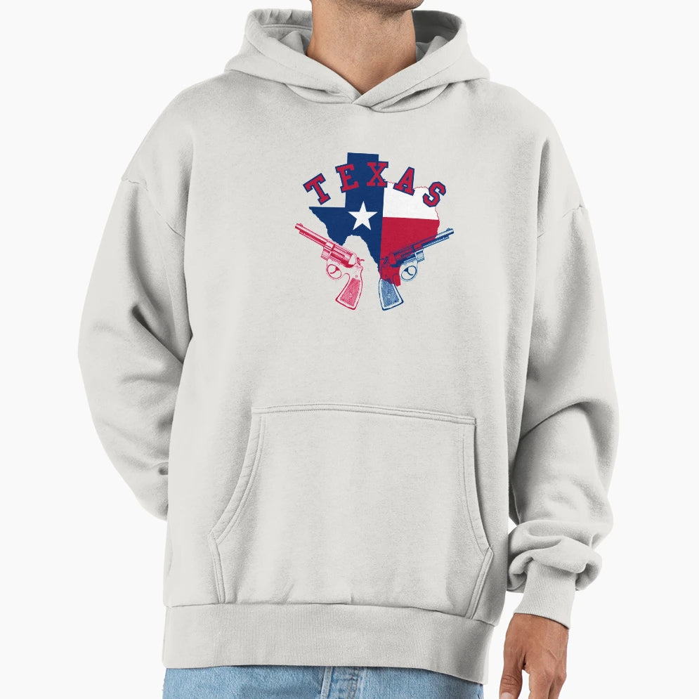 Texas Guns Hoodie - Casual Everyday Wear for Adults - T-Shirt, Sweatshirt, Hoodie