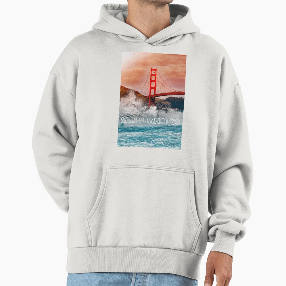 San Francisco Hoodie - Graphic Print Men Women - T-Shirt, Sweatshirt, Hoodie