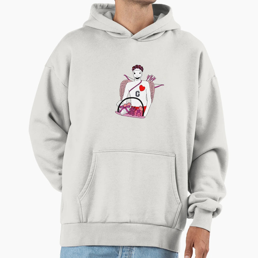 Cupid Being Valentine Community Human Hoodie - Trendy Graphic Men Women - T-Shirt, Sweatshirt, Hoodie