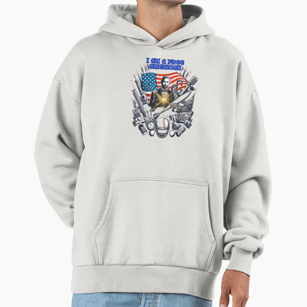 Freedom Hoodie - Unique Graphic Men Women - T-Shirt, Sweatshirt, Hoodie