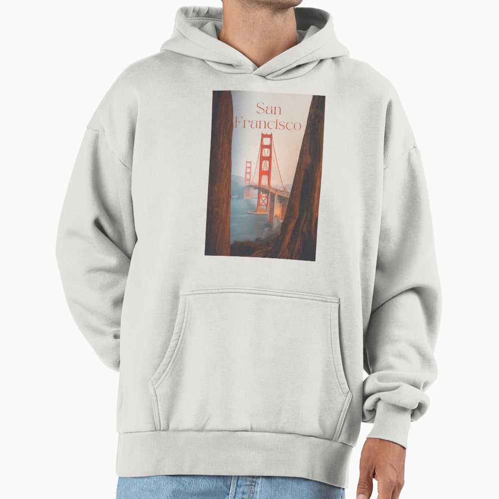San Francisco Hoodie - Graphic Print Unisex - T-Shirt, Sweatshirt, Hoodie