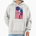 Baseball Softball American Flag T-Shirt - Aesthetic Graphic Men Women - T-Shirt, Sweatshirt, Hoodie