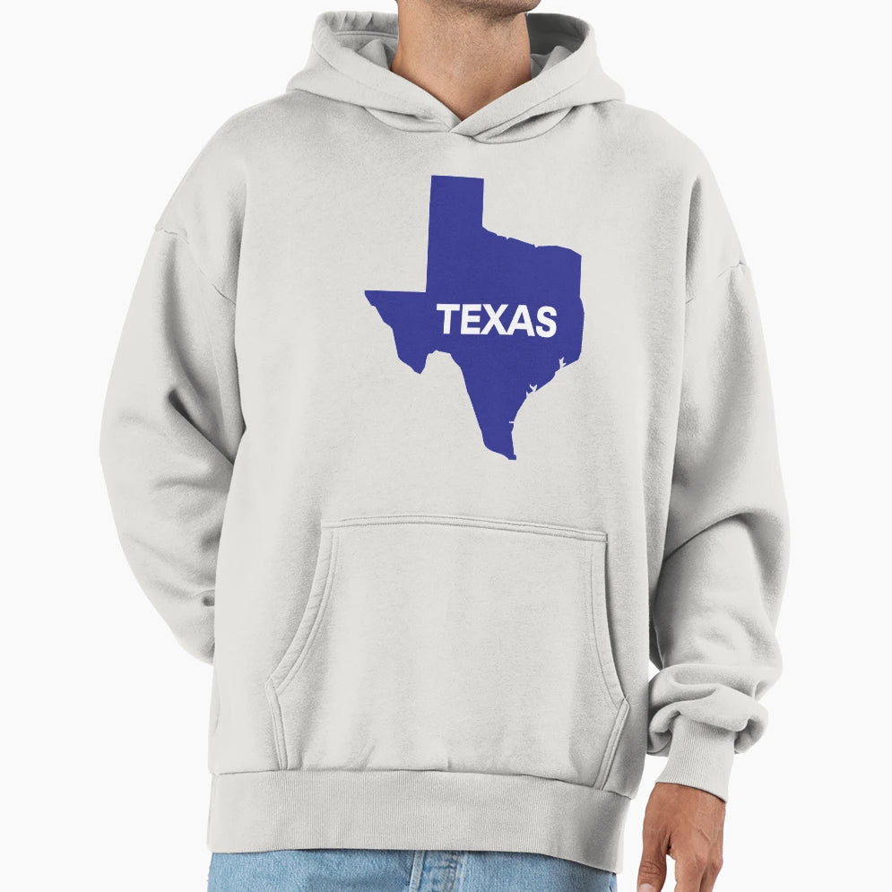 Big Blue Texas Hoodie - Aesthetic Graphic Unisex - T-Shirt, Sweatshirt, Hoodie
