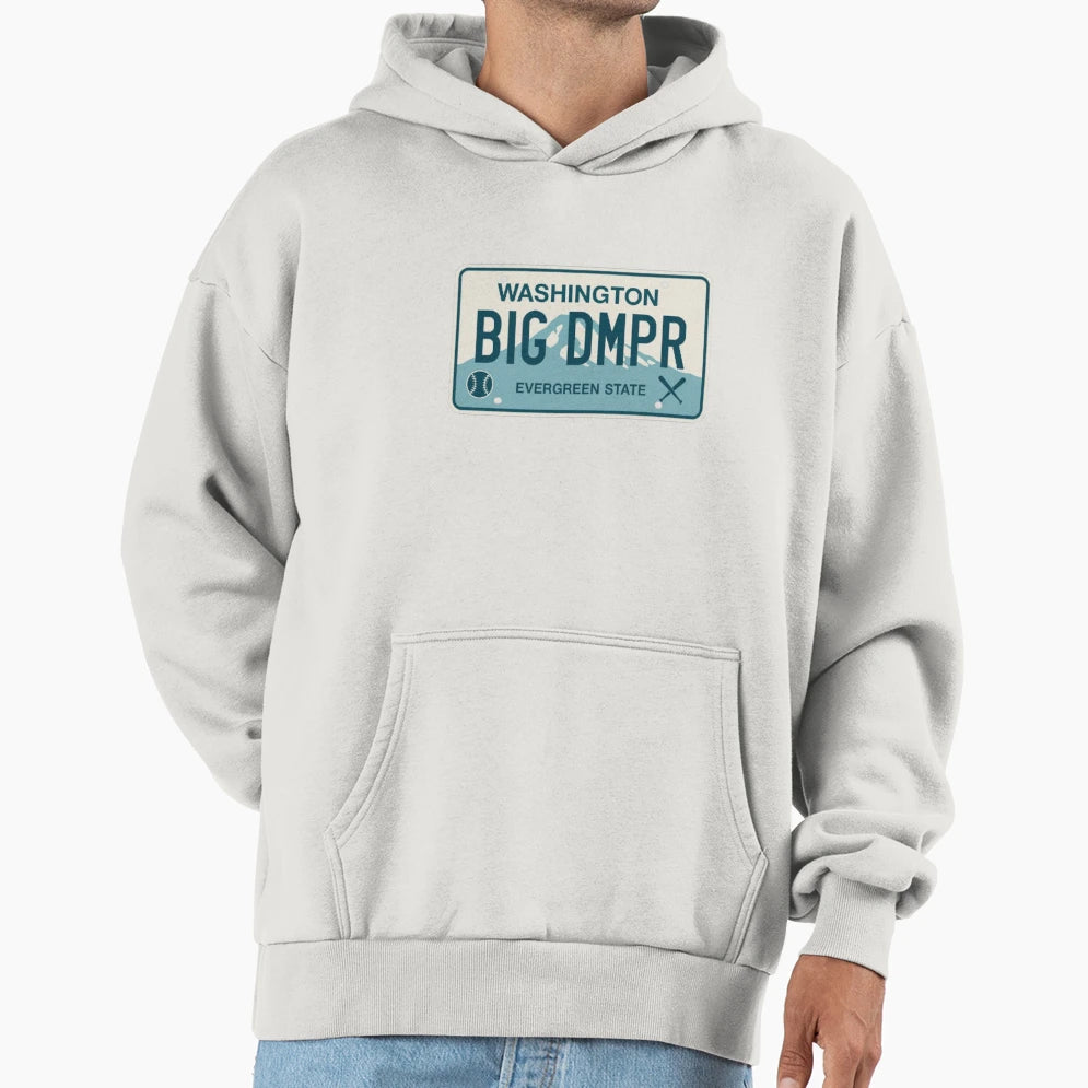 Cal Raleigh Big Dumper License Plate Hoodie - Custom Art Print Men Women - T-Shirt, Sweatshirt, Hoodie