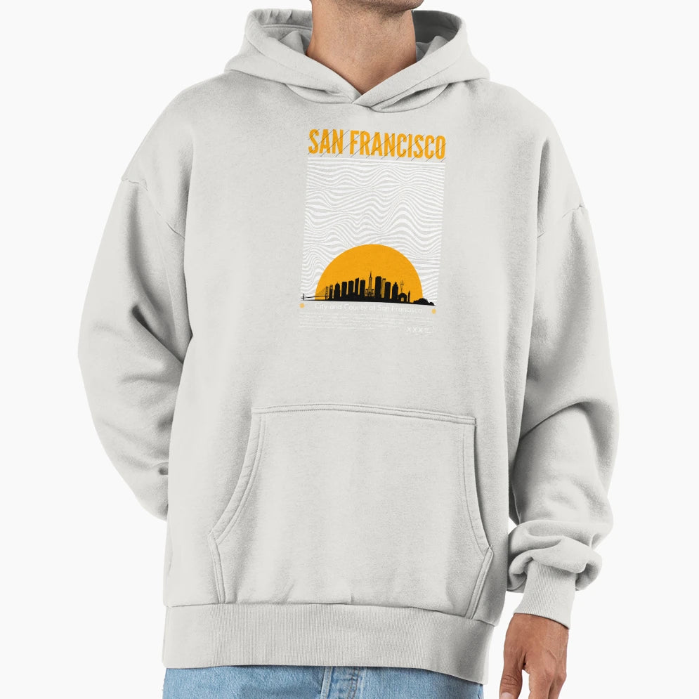 San Francisco Hoodie - Custom Art Print Men Women - T-Shirt, Sweatshirt, Hoodie