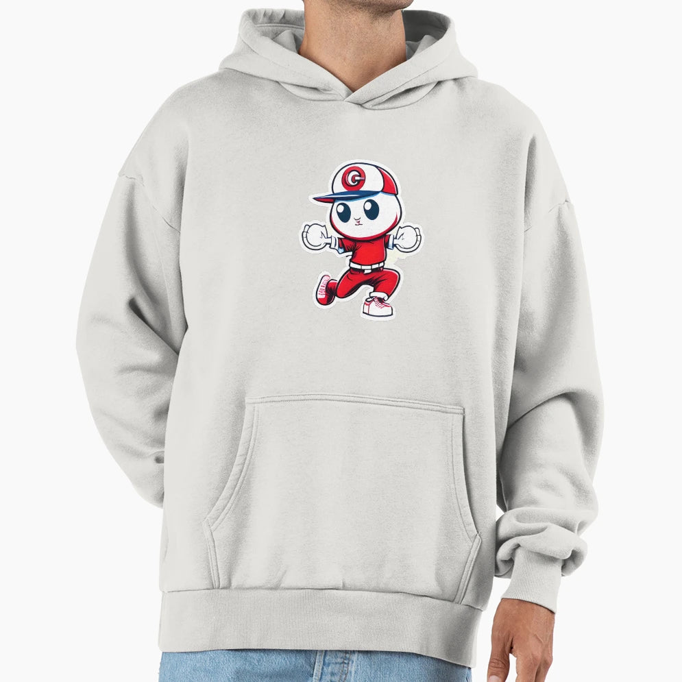 Radiant Ghost Knuckleball Comical Hoodie - Fun Novelty Design Men Women - T-Shirt, Sweatshirt, Hoodie