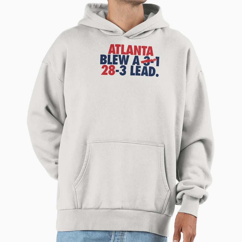 Atlanta Blew 3 1 28 3 Lead Red Navy Hoodie - Novelty Apparel Men Women - T-Shirt, Sweatshirt, Hoodie