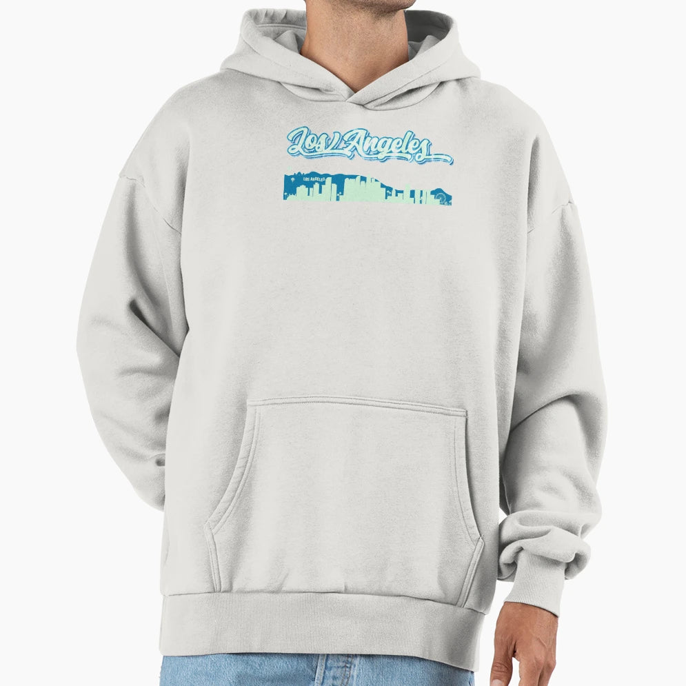 Washed And Worn Texture Los Angeles Hoodie - Custom Art Print Unisex - T-Shirt, Sweatshirt, Hoodie