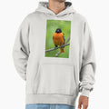 Baltimore Oriole Hoodie - Minimalist Print Men Women - T-Shirt, Sweatshirt, Hoodie