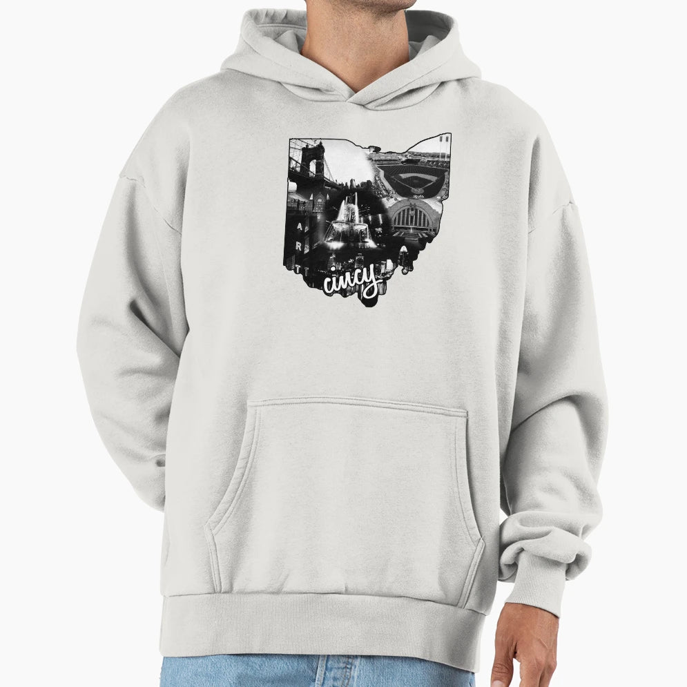 Best Cincy Hoodie - Custom Art Print for Adults - T-Shirt, Sweatshirt, Hoodie
