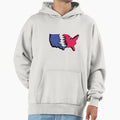 United States Divided Hoodie - Custom Art Print for Adults - T-Shirt, Sweatshirt, Hoodie