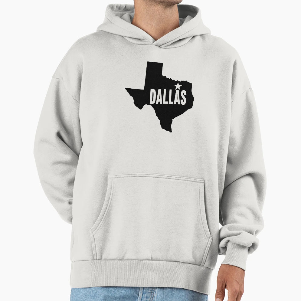 Dallas Tx Hoodie - Custom Art Print Unisex - T-Shirt, Sweatshirt, Hoodie