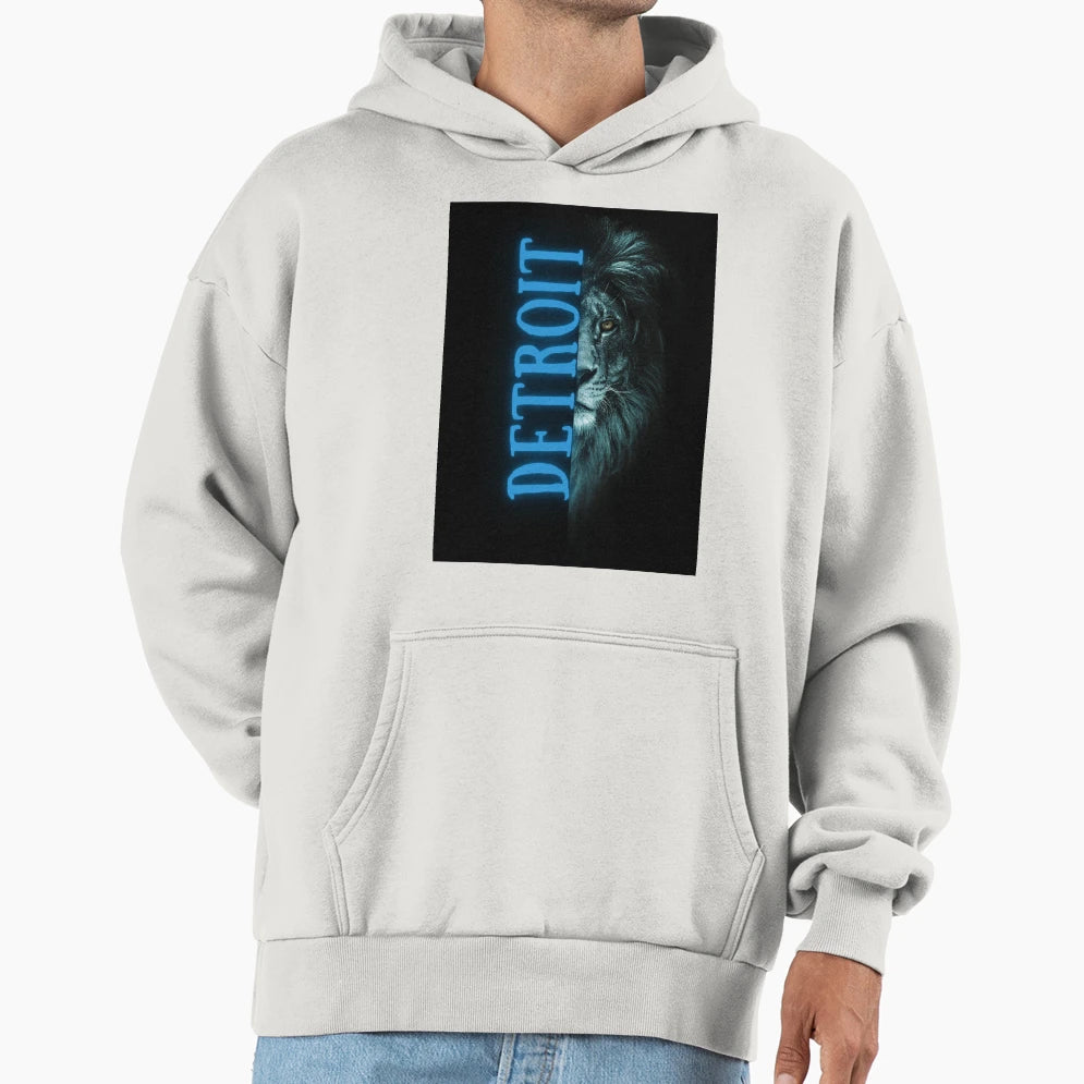 Detroit Hoodie - Graphic Print Men Women - T-Shirt, Sweatshirt, Hoodie