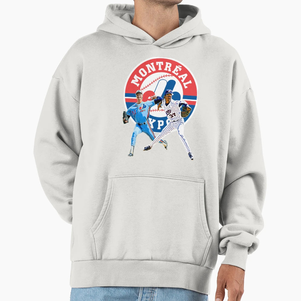 Montreal Expos Baseball Art Iconic Hoodie - Fun Novelty Design Unisex - T-Shirt, Sweatshirt, Hoodie