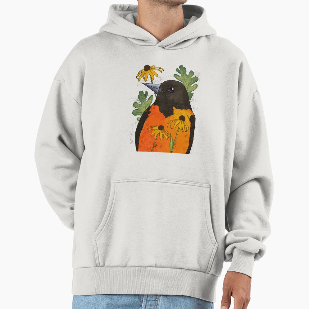 Maryland Baltimore Oriole Hoodie - Aesthetic Graphic Men Women - T-Shirt, Sweatshirt, Hoodie