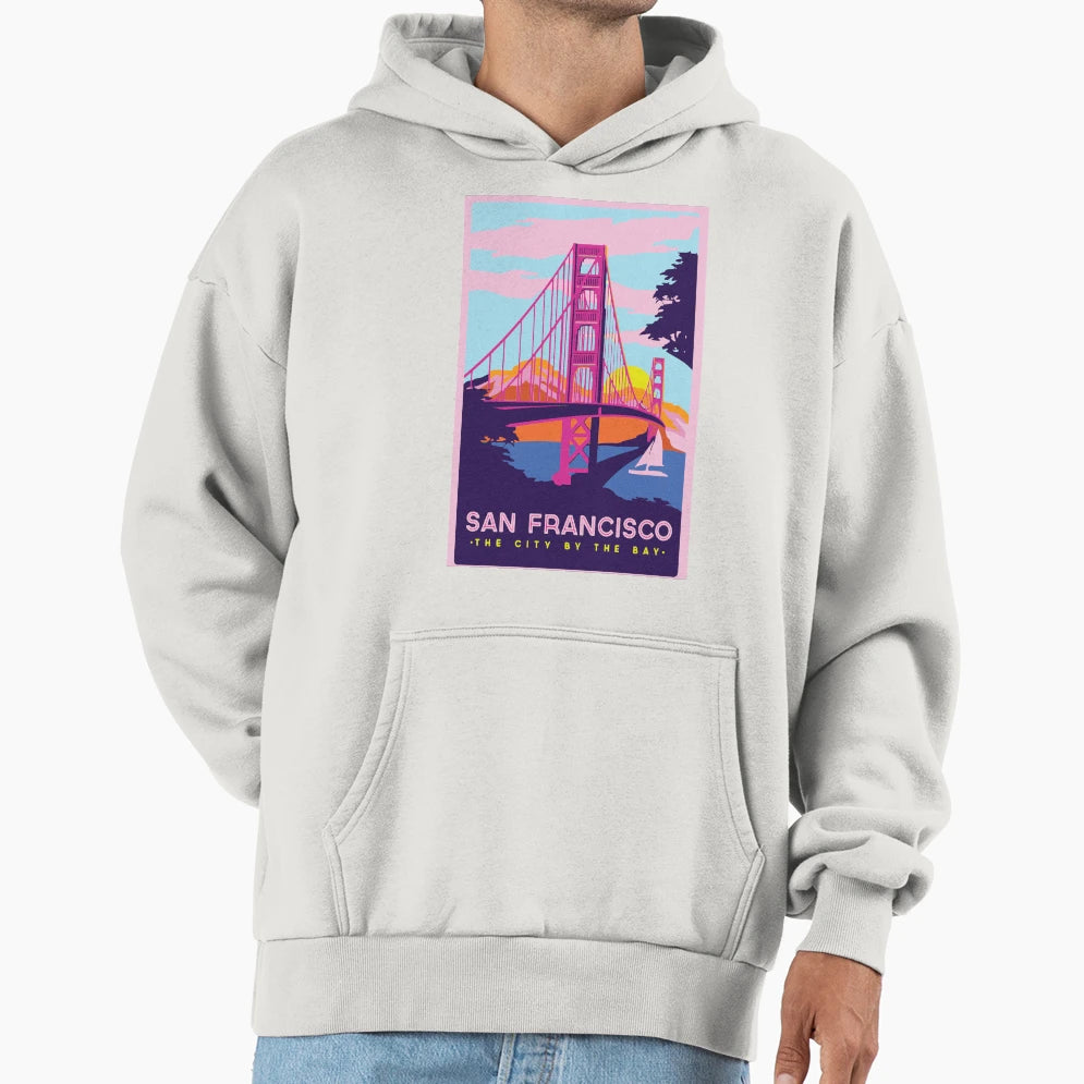 San Francisco Hoodie - Unique Graphic Unisex - T-Shirt, Sweatshirt, Hoodie